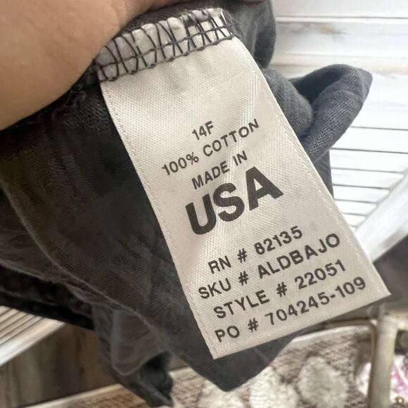 FRESH PRODUCE Women's Geo Print Maxi Dress Back Keyhole Gray Large Outdoor Beach - Picture 9 of 12